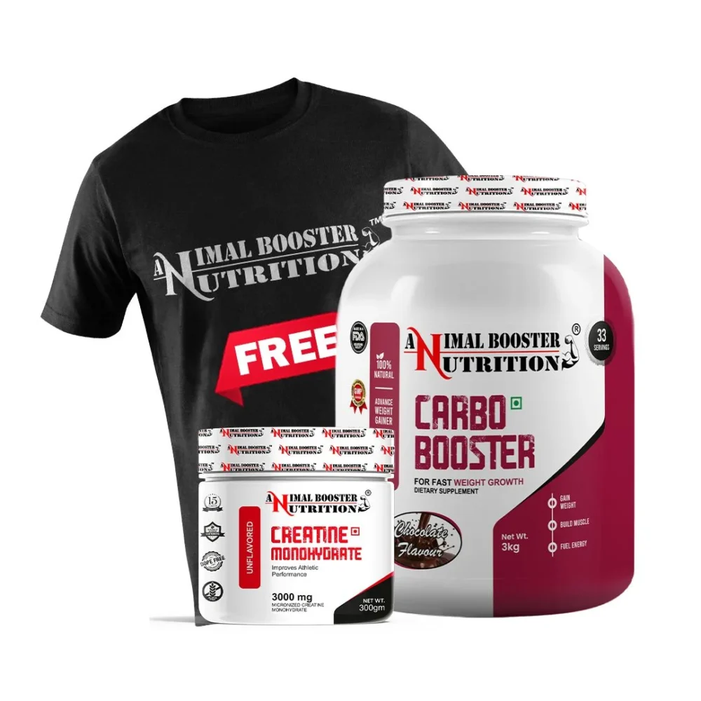 Carbo Booster 3kg & 300GM Creatine Combo