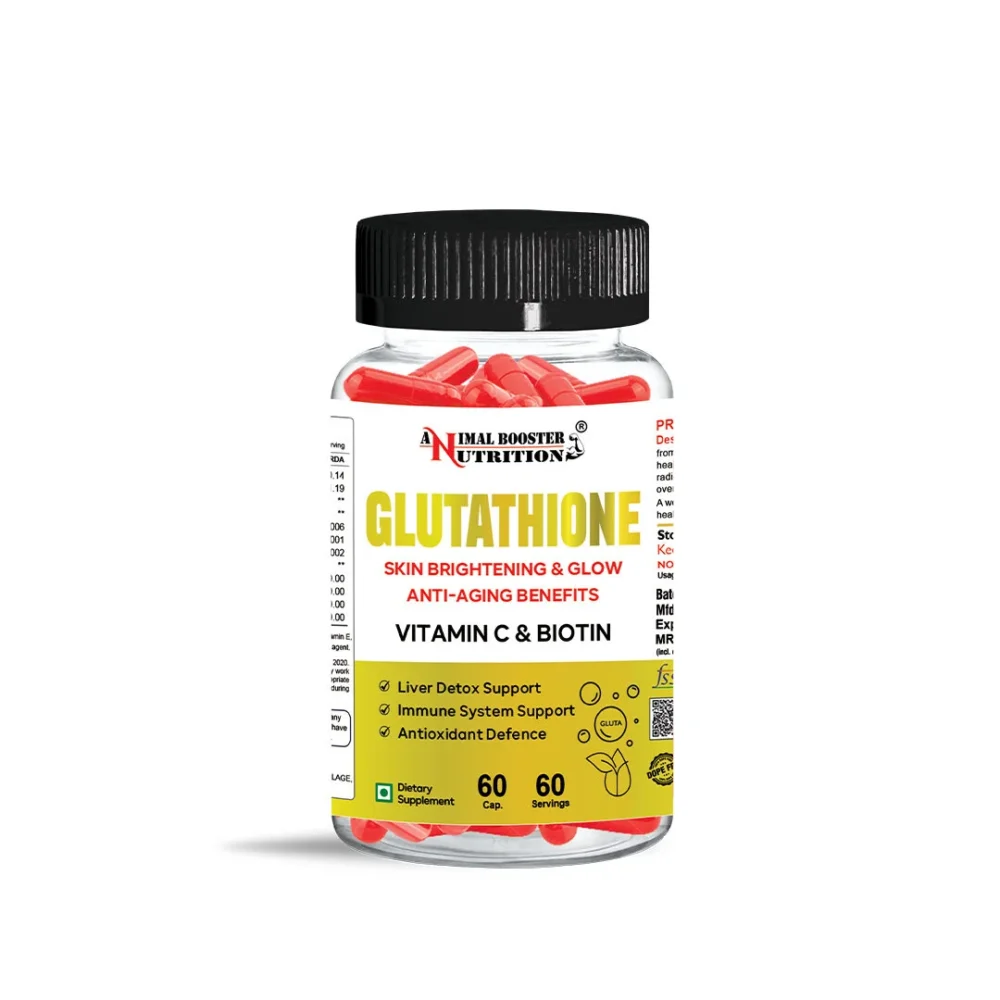 GLUTATHIONE WITH VITAMIN C & BIOTIN (60 CAPSULES)