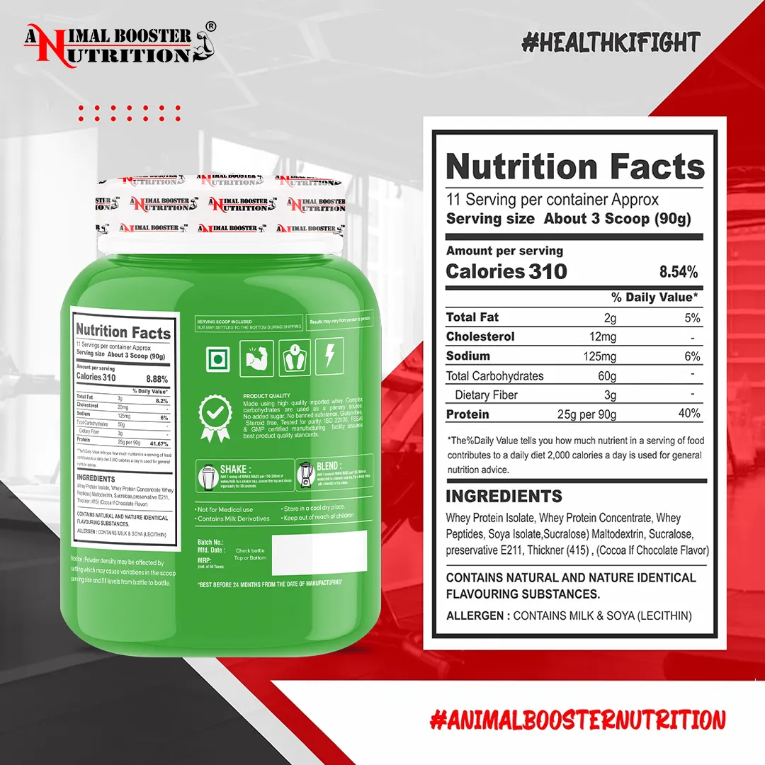 Maha-Mass-Gainer-1kg-Nutritional-Fact