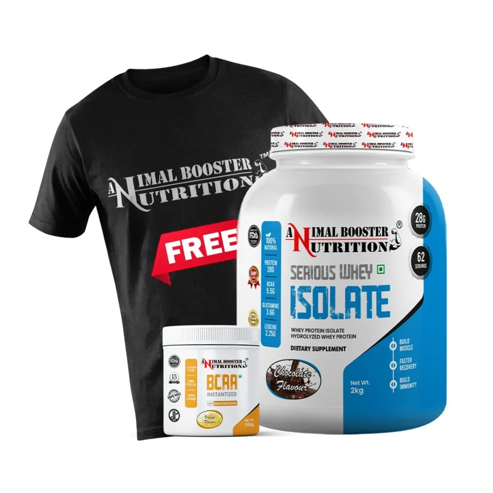 Serious Whey Isolate 2kg & 150GM BCAA Combo